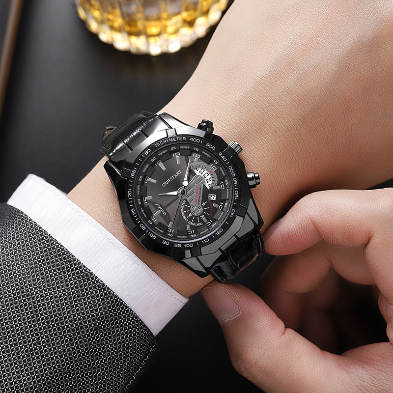 Smartwatch Luxury Watches For Men - นาฬิกาควอตซ์ผู้ชาย พร้อมปฏิทิน นาฬิกาควอตซ์คลาสสิกสำหรับผู้ชาย นาฬิกาข้อมือหรูหราสำหรับนักธุรกิจ เหมาะสำหรับการทำงานประจำวัน ของขวัญสำหรับหนุ่มนักธุรกิจ
