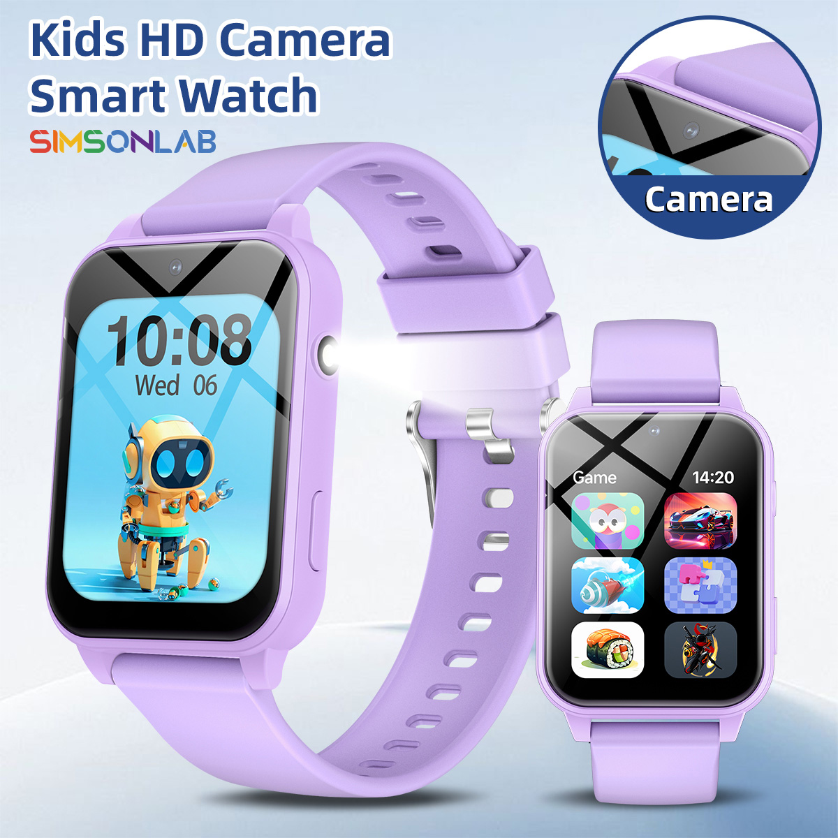 Smartwatch Watches Gift For Girls - นาฬิกาสมาร์ทวอทช์เด็กอัจฉริยะรุ่นใหม่ ปี 2026 ฟังก์ชั่นหลากหลาย ถ่ายรูปได้ ใช้เป็นเพื่อนเรียน