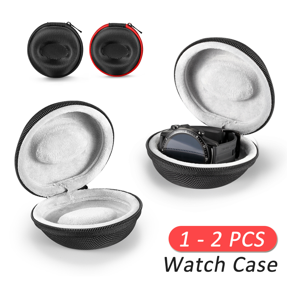 Tag Watches Smartwatch - นาฬิกาเดินทางกล่องเก็บแบบพกพาเรือนเดียวกันกระแทกสำหรับนาฬิกาข้อมือสมาร์ทวอทช์สำหรับ Apple iWatch 1-2ชิ้น