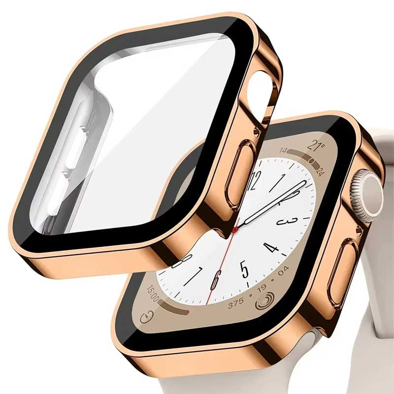 Smartwatch Apple Watches For Women - กระจก + ปลอกสำหรับเคส Apple Watch Series