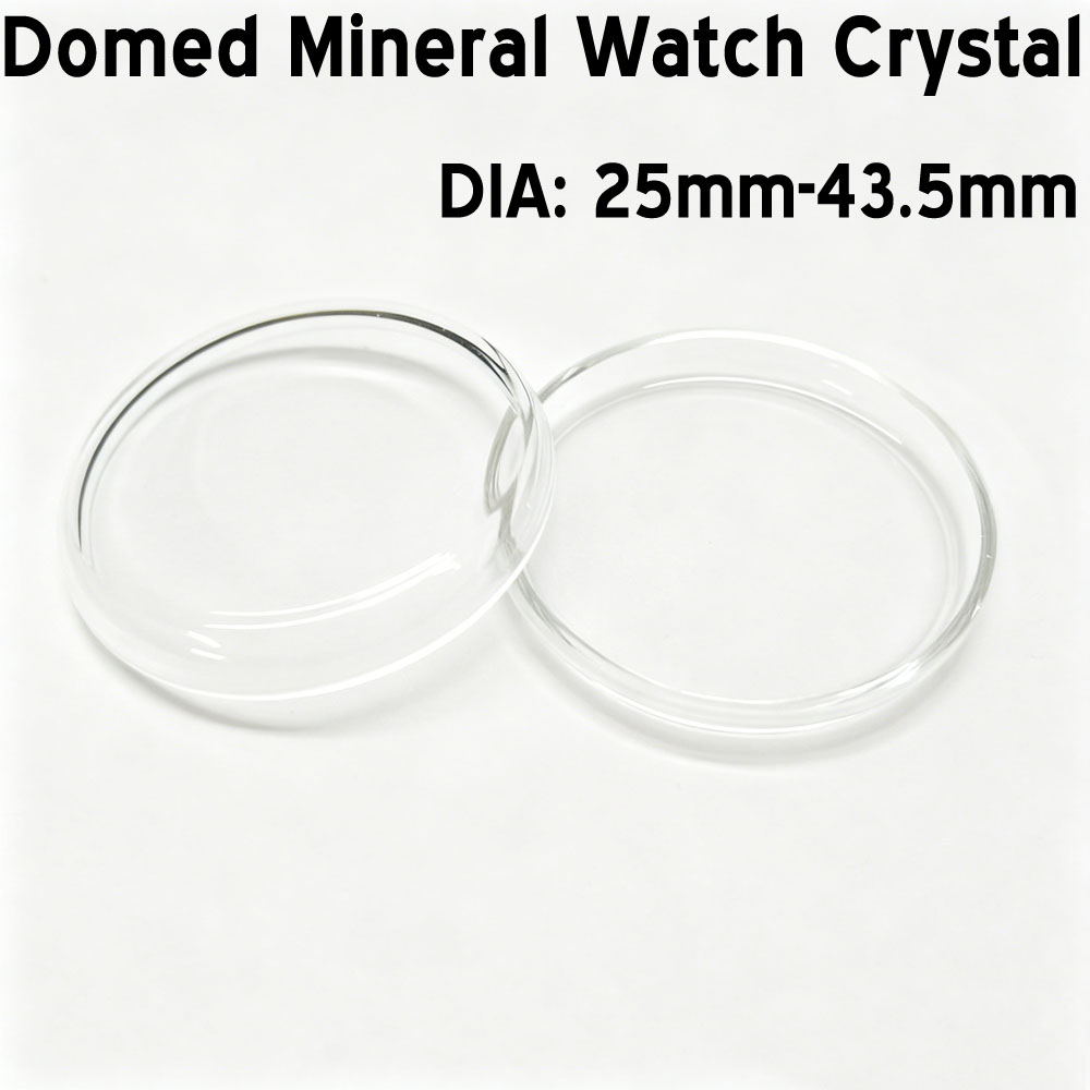 Watch Crystal Replacement - กระจกนาฬิกาทรงโดมสูง รูปทรงฝาปิด ขนาด 35 มม.-43.5 มม.