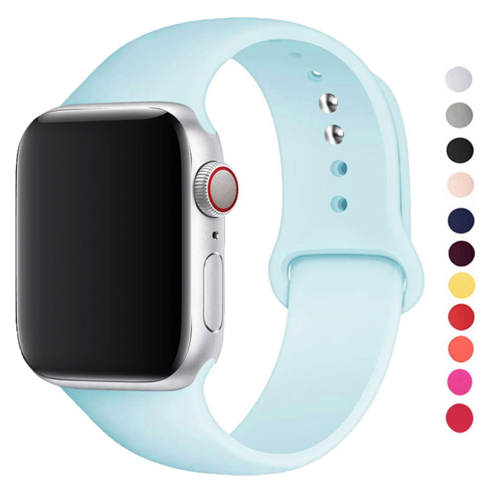 Smartwatch Apple Watches For Women - สายซิลิโคนสําหรับ Apple Watch Band 45 มม.