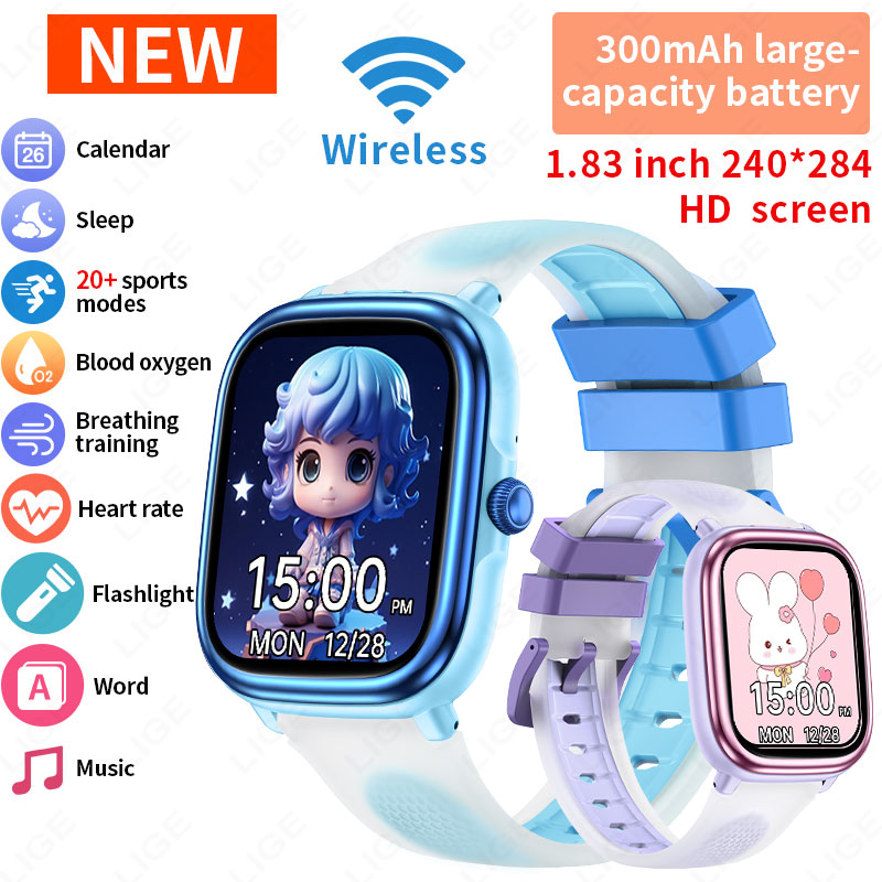 Smartwatch Watches Gift For Boys On Birthday - นาฬิกาสมาร์ทวอทช์สำหรับเด็ก สำหรับเด็กผู้หญิงและเด็กผู้ชาย ของขวัญสมาร์ทวอทช์สำหรับเด็กอายุ 4-15 ปี พร้อมฟังก์ชั่นนับก้าว