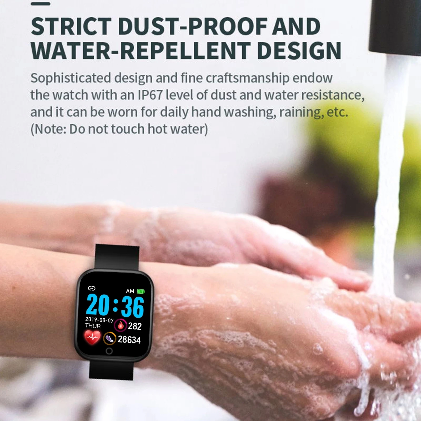 สมาร์ทวอทช์ผู้ชายผู้หญิงนาฬิกา - Smartwatch Watches Girls บทวิจารณ์และราคา