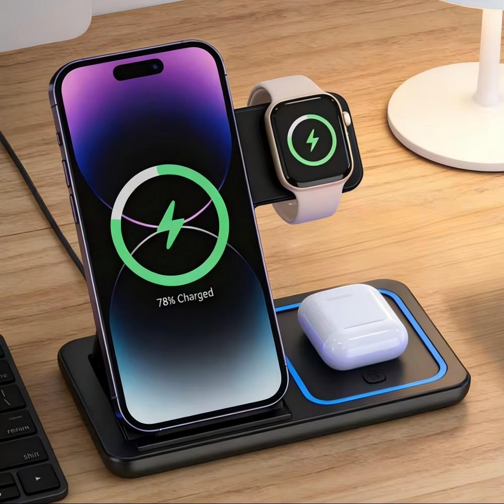แท่นชาร์จไร้สายแบบเร็ว 3-in-1  - Smartwatch Watches Xiaomi บทวิจารณ์และราคา
