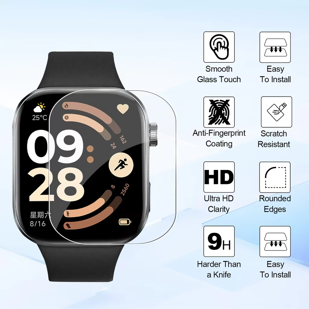 1-5 ชิ้นฟิล์มนุ่มสำหรับเสี่ยวม - Smartwatch Watches Xiaomi บทวิจารณ์และราคา