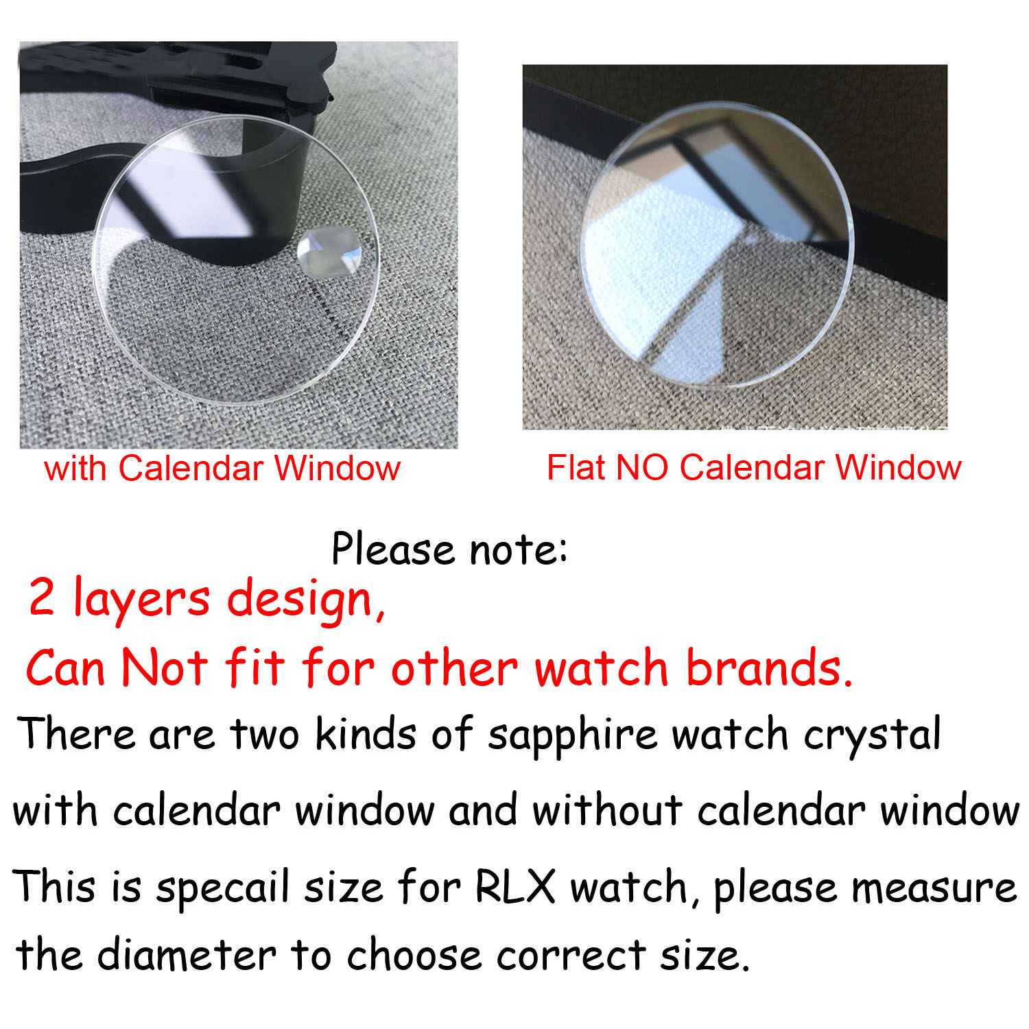 อะไหล่นาฬิกาคริสตัลแซฟไฟร์กลมแ - Watch Crystal Replacement บทวิจารณ์และราคา