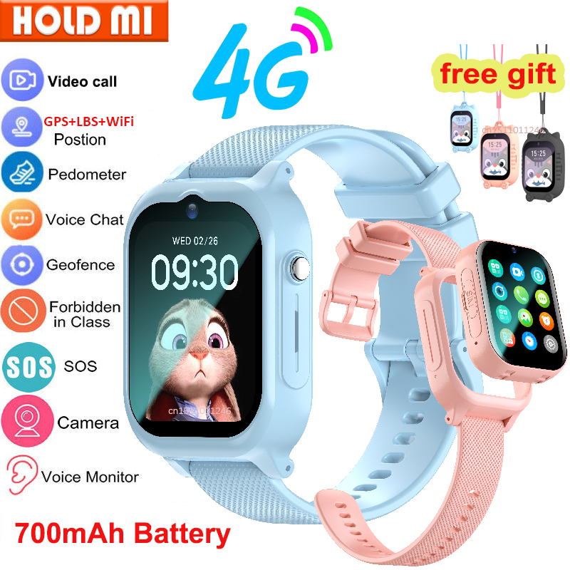 สมาร์ทวอท์ชเด็ก 4G GPS WIFI Vi - Smartwatch Watches Gift For Girls บทวิจารณ์และราคา