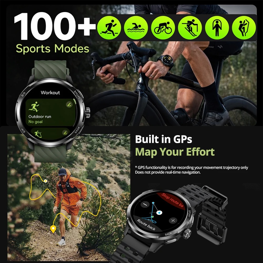 นาฬิกาอัจฉริยะ Ulefone Armor W - Smartwatch Watches Girls บทวิจารณ์และราคา
