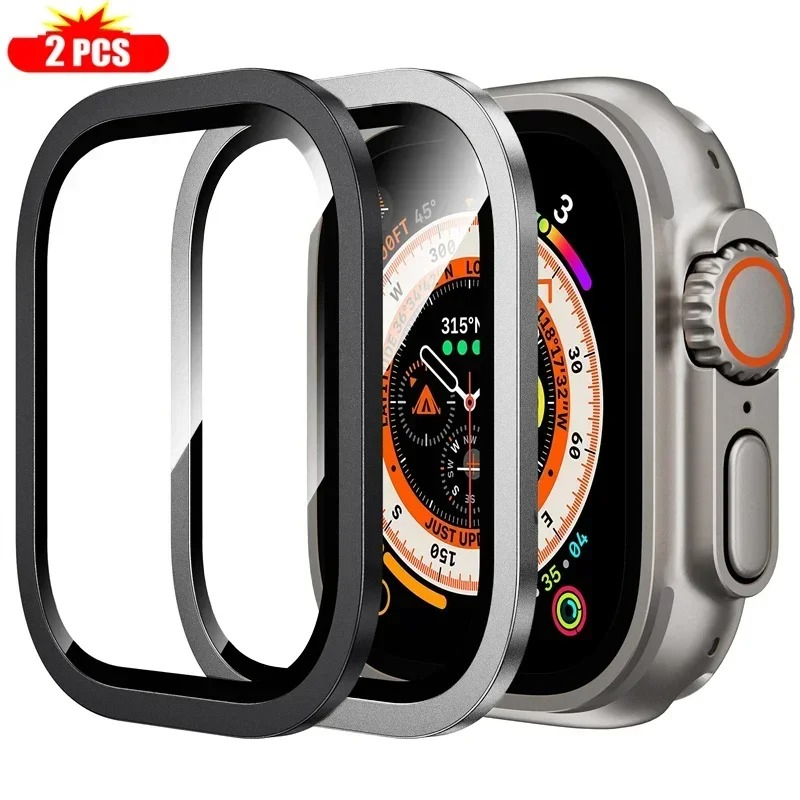 2PCS กระจกนิรภัยสําหรับ Apple  - Smartwatch Apple Watches For Women บทวิจารณ์และราคา