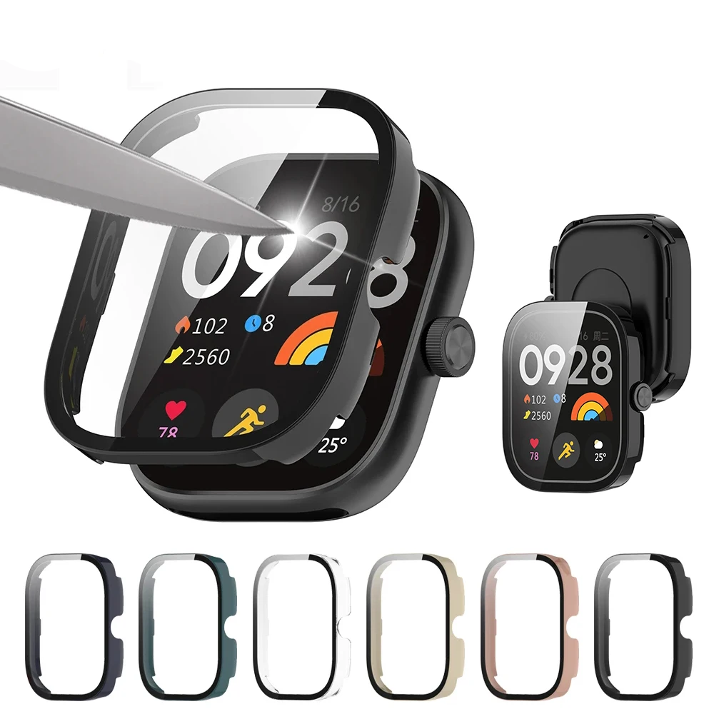 กระจกนิรภัย + เคสสำหรับเสี่ยวม - Smartwatch Watches Xiaomi บทวิจารณ์และราคา