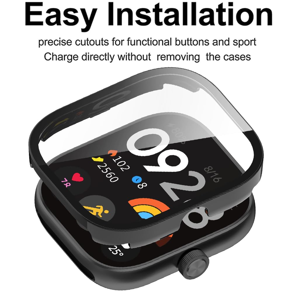 กระจกนิรภัย + เคสสำหรับเสี่ยวม - Smartwatch Watches Xiaomi บทวิจารณ์และราคา