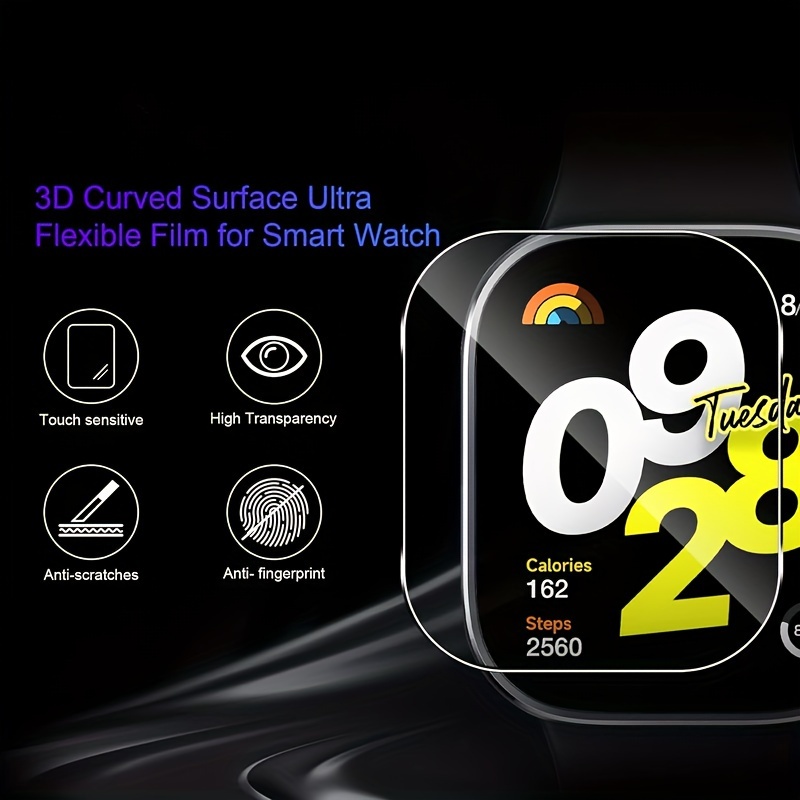 3-5 ชิ้นกระจกนิรภัยระดับพรีเมี - Smartwatch Watches Xiaomi บทวิจารณ์และราคา