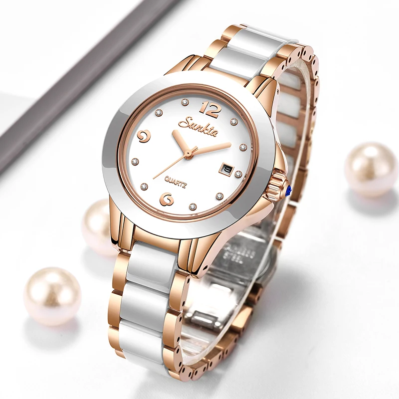 ซุนก้าต้าแฟชั่นนาฬิกาควอทซ์ผู้ - Ladies Fashion Watch บทวิจารณ์และราคา