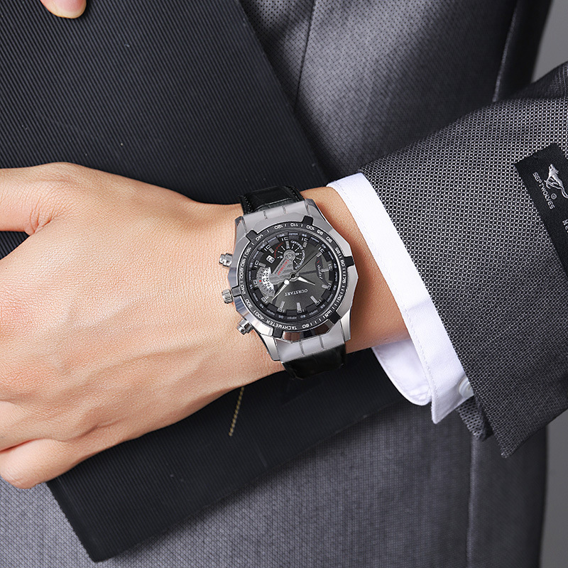นาฬิกาควอตซ์ผู้ชาย พร้อมปฏิทิน - Smartwatch Luxury Watches For Men บทวิจารณ์และราคา