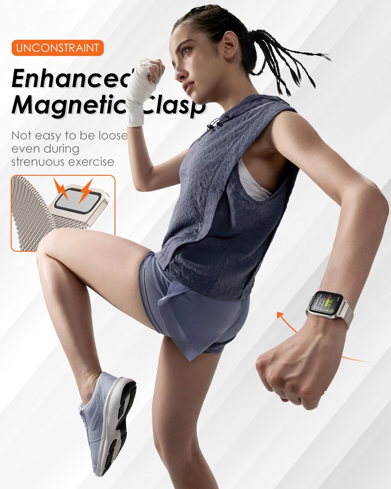สายนาฬิกาแบบมิลานีสสำหรับ Appl - Smartwatch Apple Watches For Women บทวิจารณ์และราคา