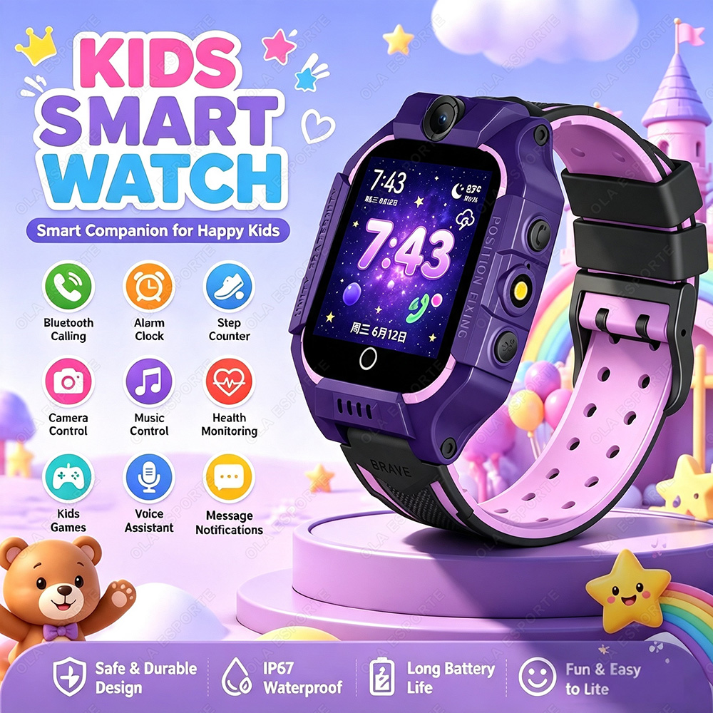 2027 นาฬิกาอัจฉริยะสำหรับเด็ก  - Smartwatch Watches Gift For Girls บทวิจารณ์และราคา