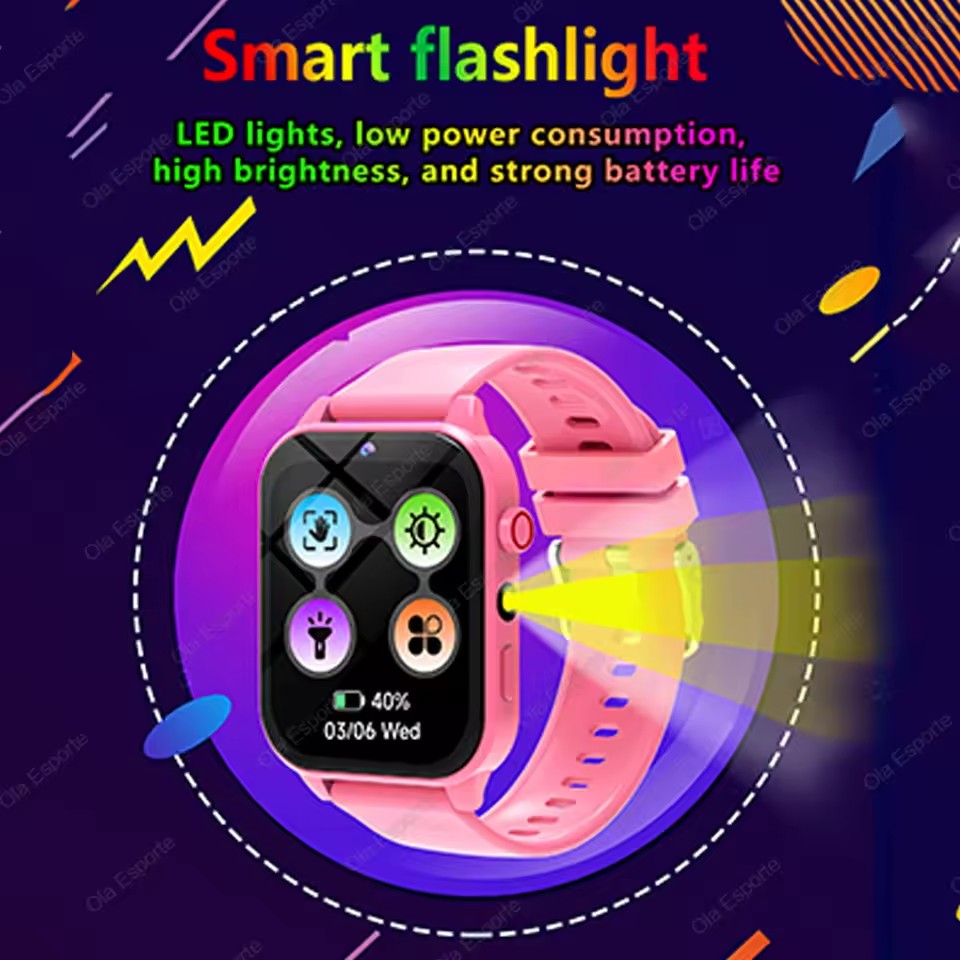 100 + เกมSmartWatchเด็กเด็กHDห - Smartwatch Watches Gift For Girls บทวิจารณ์และราคา