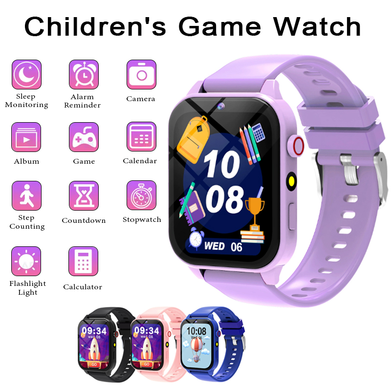 สมาร์ทวอทช์เกมเด็กนาฬิกา 1.83  - Smartwatch Watches Gift For Girls บทวิจารณ์และราคา