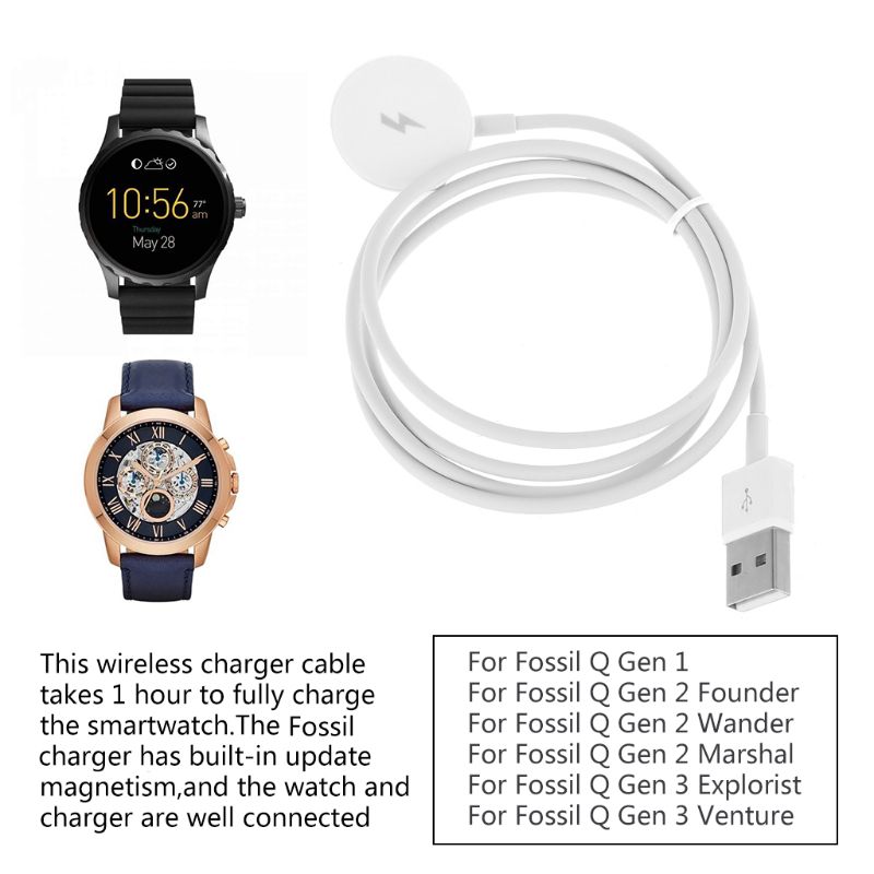 อะแดปเตอร์ชาร์จนาฬิกา USB สายช - Fossil Watches Smartwatch Gen 3 บทวิจารณ์และราคา