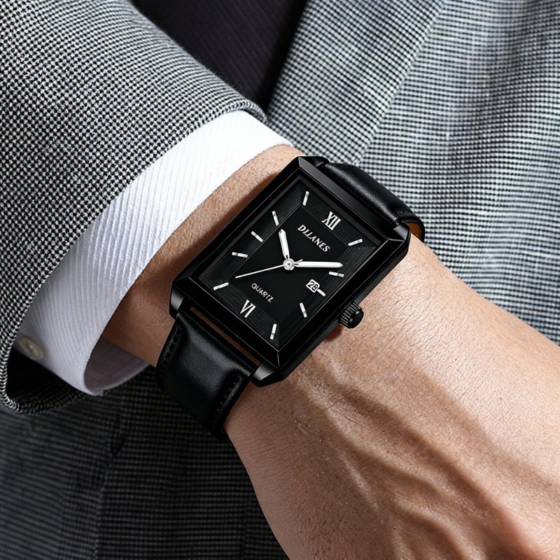 นาฬิกาข้อมือหนังผู้ชายสไตล์ลำล - Smartwatch New Watches บทวิจารณ์และราคา
