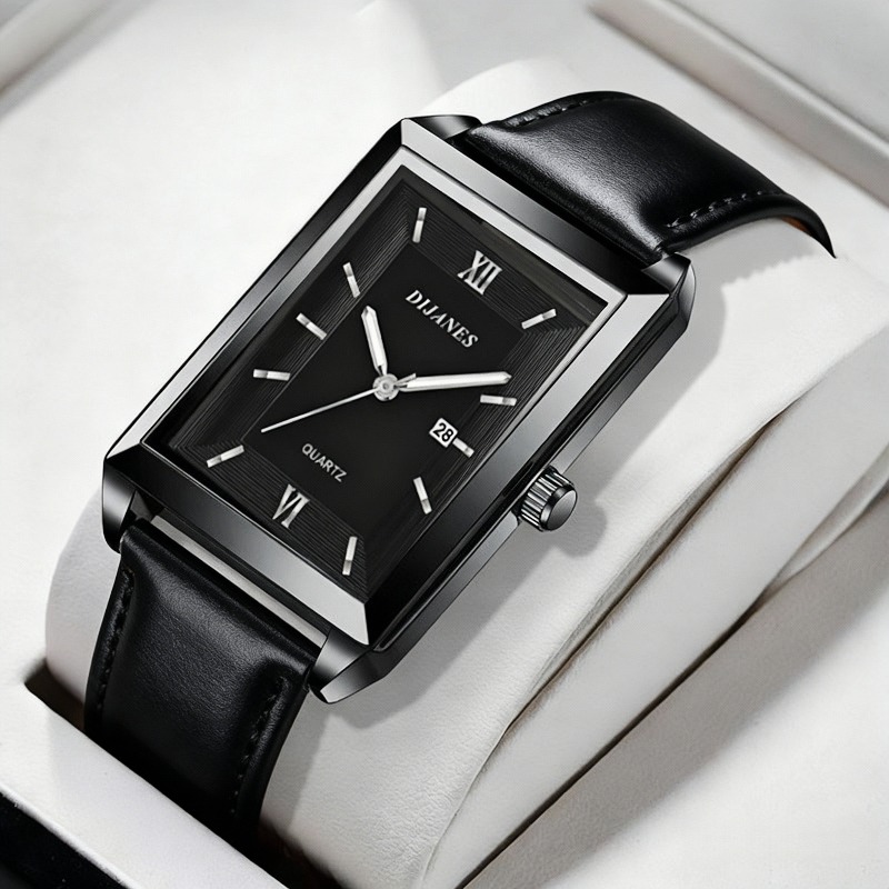 นาฬิกาข้อมือหนังผู้ชายสไตล์ลำล - Smartwatch New Watches บทวิจารณ์และราคา