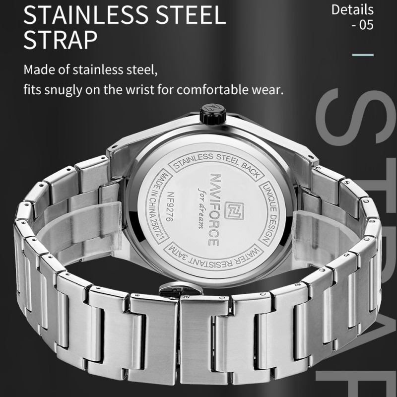 NAVIFORCE นาฬิกาสปอร์ตทหารสำหร - Smartwatch Luxury Watches For Men บทวิจารณ์และราคา
