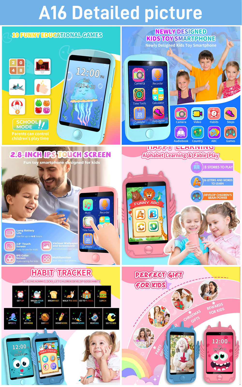 2G 4G เด็กสมาร์ทนาฬิกาโทรศัพท์ - Smartwatch Watches Gift For Girls บทวิจารณ์และราคา