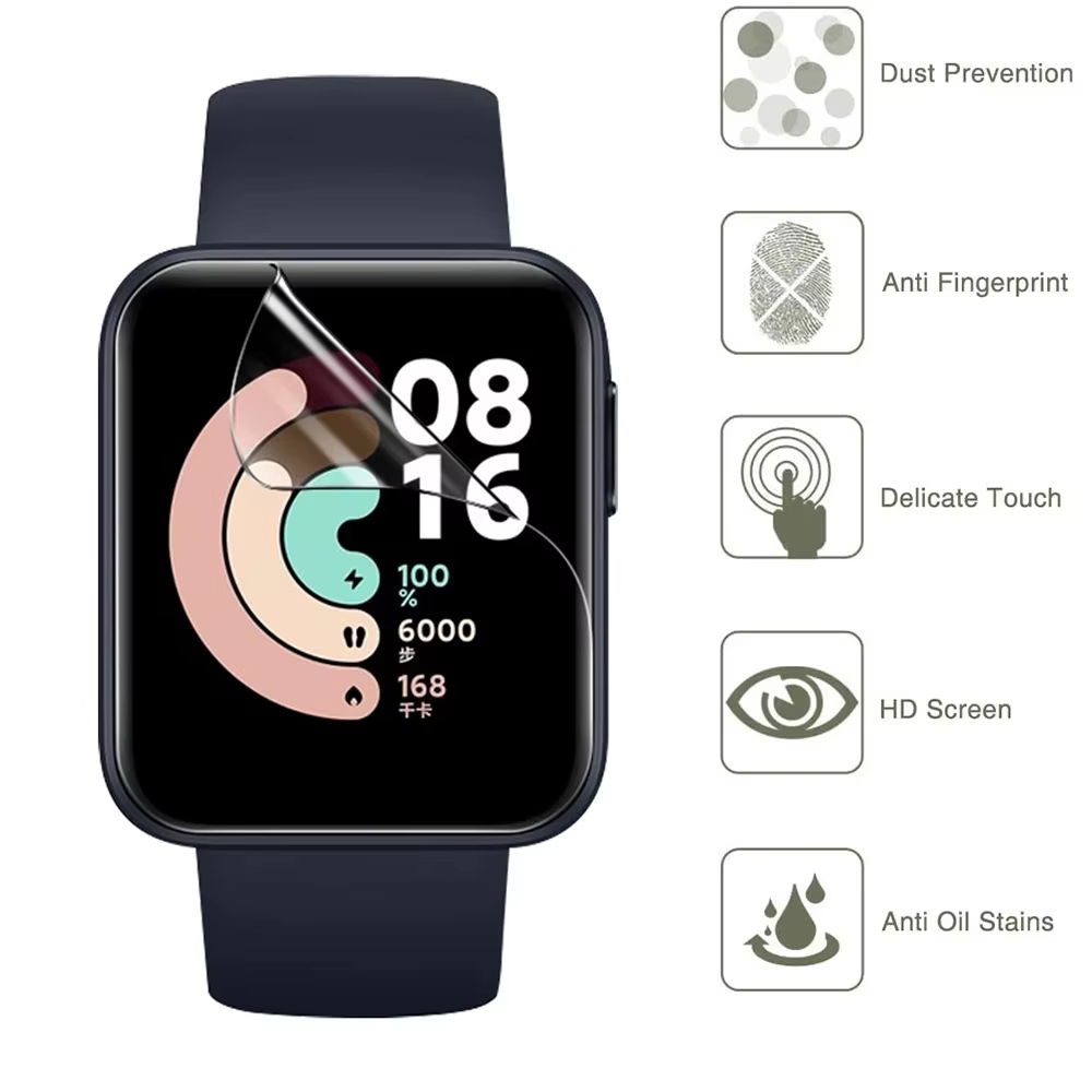 ฟิล์มไฮโดรเจลสำหรับ Xiaomi red - Smartwatch Watches Xiaomi บทวิจารณ์และราคา
