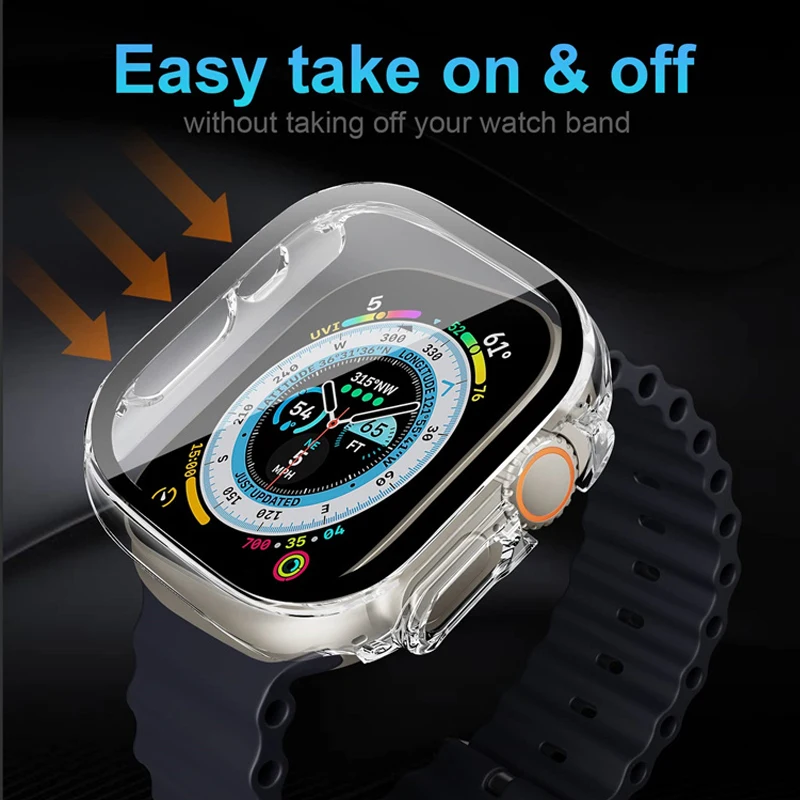 แก้ว + กรณีสําหรับ Apple Watch - Smartwatch Luxury Watches บทวิจารณ์และราคา