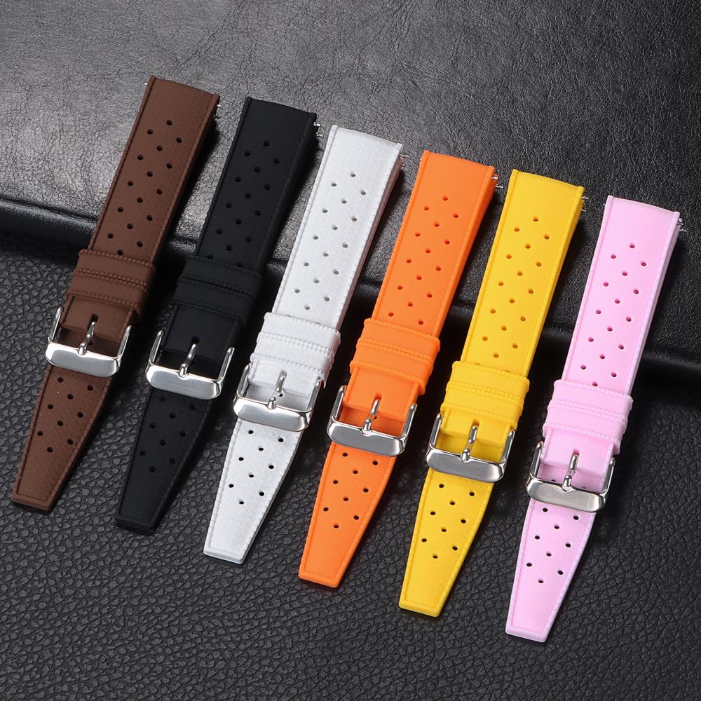 สายนาฬิกาซิลิโคนแบบทรอปิคอลขนา - Seiko Watches Smartwatch บทวิจารณ์และราคา