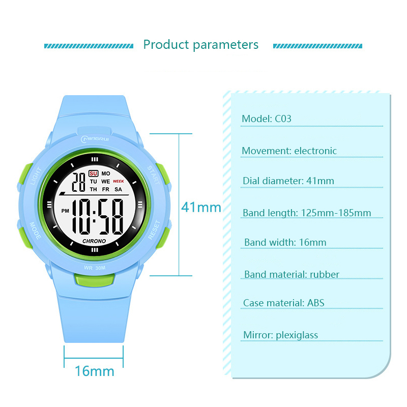 อุทัยนาฬิกาเด็กกีฬาแฟชั่นนาฬิก - Smartwatch Watches Girls บทวิจารณ์และราคา